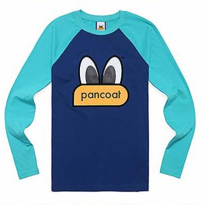 【正規品】PANCOATオリジナル商品★パンコートキャラクター 長袖 tシャツ レディース メンズ T-シャツ カラーTシャツ  オシャレ 秋 冬 T