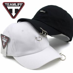 TEAMLIFE 3連 リング付き　キャップ キャップ ベースボールキャップ レディース 帽子 メンズ スナップバックキャップ　ローキャップ　CAP