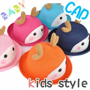 【子供用】 KIDS Deer ディアー ボーラー帽 ハット ディアー耳 ギャングスター キャラクター 帽子 キャップ cap 子供の可愛いキャップ ki