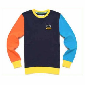 【正規品】PANCOAT パンコート POPEYES COLORATION CREWNECK (ULTRA NAVY) キャラクター トレーナー 長袖 クルーネック Tシャツ 長袖 ト