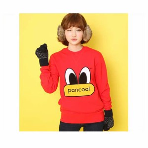 【正規品】PANCOAT パンコート POPEYES LIGHT CREW NECK (TOMATO RED) キャラクター トレーナー 長袖 クルーネック Tシャツ 長袖 トレー