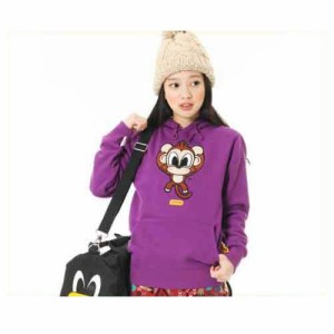 【正規品】 PANCOAT（パンコート）Monkey サル 猿 パーカー フード付き 裏地起毛 冬 Tシャツ パーカー 長袖 HOOD 長袖 パンコート キャラ