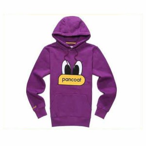 【正規品】 PANCOAT（パンコート）EYES パーカー フード付き 裏地起毛 冬 Tシャツ パーカー 長袖 HOOD 長袖 パンコート キャラクター メ