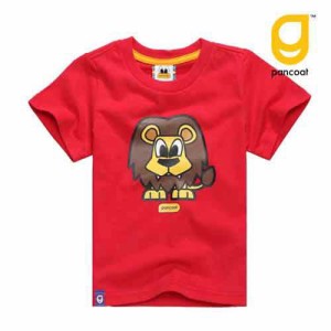 【正規品】PANCOAT パンコート キャラクター T-シャツ POPLION KIDS T-SHIRTS (L0LLIPOP RED) 半袖 夏 可愛い Tシャツ 韓国子供服 キッズ