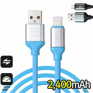 タイプ-C 充電 Micro USB 急速充電 2.4A データ1.2m 通信 Micro USB ケーブル android 充電ケーブル スマホ アンドロイド ケーブル