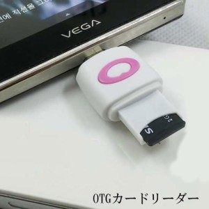 microUSB　カードリーダー OTG TFカードリーダー メモリースティック　写真やデータの転送に！