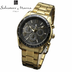 【Salvatore Marra】 サルバトーレマーラ 腕時計 メンズ 電波時計 ソーラー クロノグラフ 5気圧防水 1年保証 専用BOX保証書 国内正規品