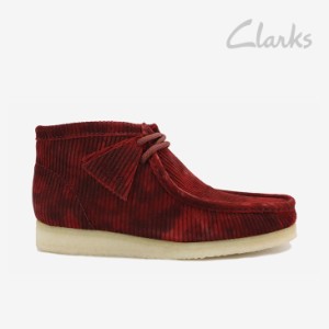 ＊CLARKS｜Wallabee Boot Cord Suede/ クラークス/ワラビー ブーツ コード スウェード/バーガンディー #