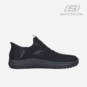 ・SKECHERS｜W Slip-Ins Summits SR Enslee/ スケッチャーズ/スリップインズ サミッツ スリップレジスタント エンスリー ワーク/ブラック