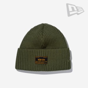 ・NEW ERA｜Military Patch Knit Cap/ ニュー エラ/ミリタリー パッチ ニット キャップ/オリーブグリーン #