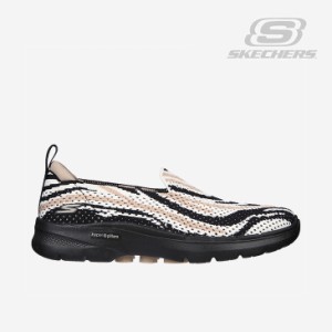 ・SKECHERS｜W Go Walk 6 Savanna Stripes/ スケッチャーズ/ゴー ウォーク サバンナ ストライプス/ゼブラ #