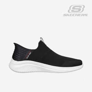 ・SKECHERS｜Slip-Ins Ultra Flex 3.0 Smooth Step/ スケッチャーズ/スリップインズ ウルトラ フレックス スムース ステップ/ブラック #