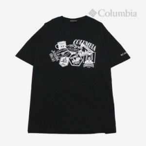 ・COLUMBIA｜Yahara Forest Short Sleeve T-Shirt/ コロンビア/ヤハラ フォレスト ショート スリーブ Tシャツ/ブラックｘキャンピンググ