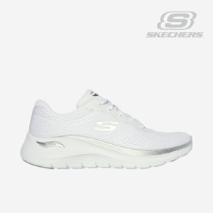 ・SKECHERS｜W Arch Fit 2.0 Glow The Distance/ スケッチャーズ/アーチ フィット グロー ザ ディスタンス/ホワイトｘシルバー #