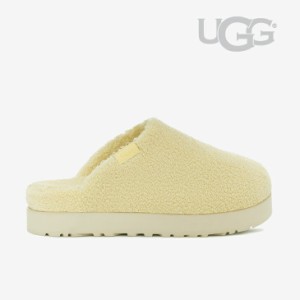 ＊UGG｜W Fuzz Sugar Terry Slide/ アグ/ファズ シュガー テリー スライド/バナナプディング #