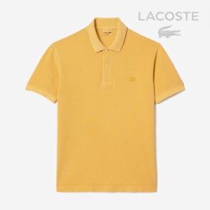 ・LACOSTE｜Mineral Dyed Pique Polo Shirt/ ラコステ/ミネラル ダイピケ ポロ シャツ/イエロー #