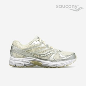 ・Saucony｜W Ride Millennium/ サッカニー/ライド ミレニアム ランニング/クリームｘシルバー #