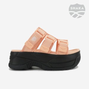 ・SHAKA｜W Neo Rally Slide Chunky/ シャカ/ネオ ラリー スライド チャンキー/ピーチピンク #