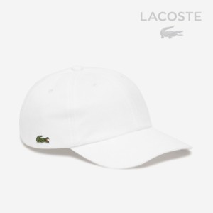 ・LACOSTE｜L.12.12 Cap/ ラコステ/サイド クロック キャップ ピケ/ホワイト #