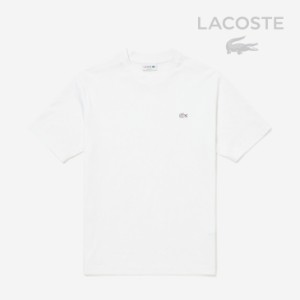 ・LACOSTE｜Outline Clock Pocket SS T-Shirt/ ラコステ/アウトライン クロック クルー ネック ショートスリーブ Tシャツ/ホワイト #