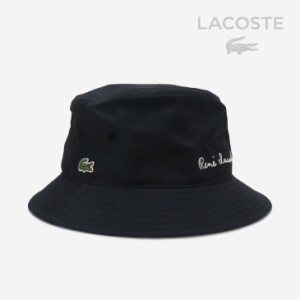 ・LACOSTE｜W Script Name Stitch Hat/ ラコステ/スクリプト ネーム スティッチ ハット/ネイビー #