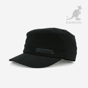 ・KANGOL｜Cotton Twill Army Cap/ カンゴール/コットン ツイル アーミー キャップ/ブラック #