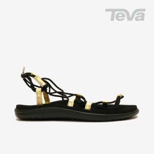 ＊TEVA｜W Voya Infinity Metallic/ テバ/ボヤ インフィニティ メタリック/ブラックｘゴールド #