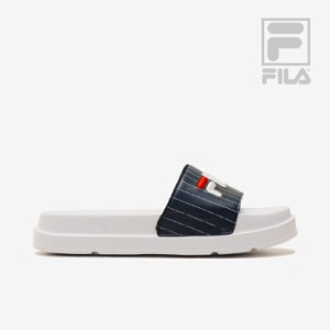 ＊FILA｜W Drifter Jacked Up Stripes - Sandal/ フィラ/ドリフタージャックアップストライプ/NavyｘWhite #サンダル