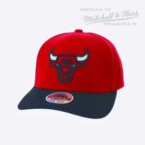 ・MITCHELL&NESS｜Team 2Tone Stretch Snapback Bulls/ ミッチェルアンドネス/チーム ツートーン ストレッチ スナップバッック ブルズ/レ