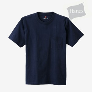 ・HANES｜Beefy Pocket T-Shirt/ ヘインズ/ビーフィー ポケット T シャツ/Navy #