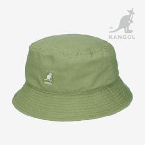 ＊KANGOL｜Washed Bucket/ カンゴール/ウォッシュド バケット/オイルグリーン #