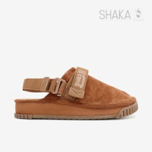 ΔSHAKA｜Snug Clog Suede/ シャカ/スナッグ クロッグ スウェード/ブラウン #