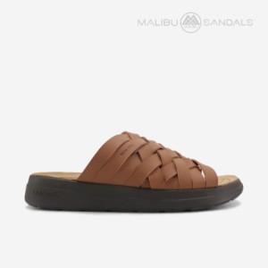 ・MALIBU SANDALS｜Zuma Vegan Leather/ マリブ サンダルズ/ズマ レザー/ウィスキーｘダークブラウン #