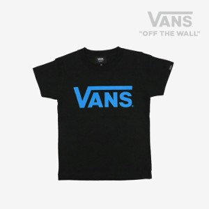 ＊VANS｜K Classic Logo SS T-Shirts/ ヴァンズ/クラシック ロゴ SS Tシャツ/ブラックｘN-ブルー #