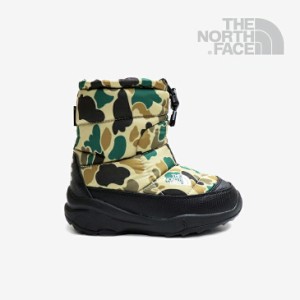 ＊THE NORTH FACE｜K Nuptse Bootie WP/ ノース フェイス/ヌプシブーティー WP/ダックカモプリント #