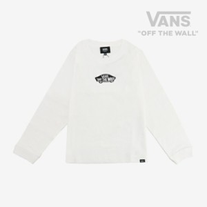 ＊VANS｜K OTW Boys LS T-Shirt/ ヴァンズ/OTW ボーイズ ロングスリーブ Tシャツ/ホワイト #