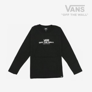 ΔVANS｜K Original & Authentic LS T-Shirt/ ヴァンズ/オリジナル & オーセンティック ロングスリーブ Ｔシャツ/ブラック #