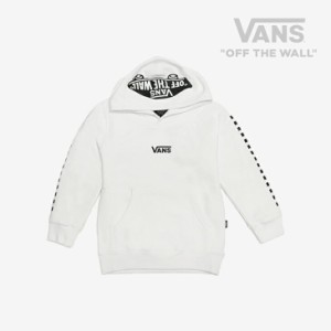 ＊VANS｜K OTW Logo Boys Pullover Hoodie/ ヴァンズ/OTW ロゴ ボーイズ プルオーバー フーディー/ホワイト #