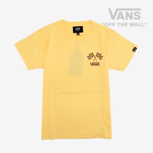 ・VANS｜K Checker Flag T-Shirts/ ヴァンズ/チェッカー フラッグ Tシャツ/イエロー #