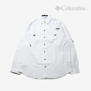・COLUMBIA｜PFG Bahama II LS Shirt/ コロンビア/バハマ 2 ロングスリーブ シャツ/White #