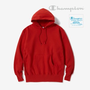 ・CHAMPION｜Reverse Weave Hooded Sweat/ チャンピオン/リバース ウィーブ フーデッド スウェット/Scarlet #True to Archives 青単タグ