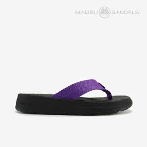 ＊MALIBU SANDALS｜Surfrider Nylon/ マリブ サンダルズ/サーフライダー ナイロン/エッグプラントｘブラック #