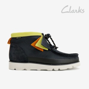 ＊CLARKS｜Wallabee 2.0 GTX Combi/ クラークス/ワラビー ゴアテックス コンビ/ネイビー #