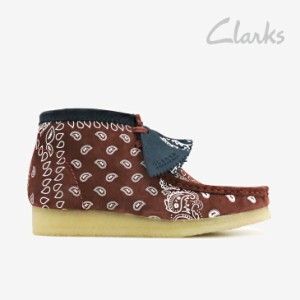 ＊CLARKS｜Wallabee Boot Paisley/ クラークス/ワラビー ブーツ ペイズリー/ブリック #