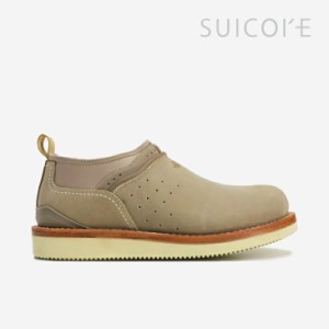 ＊SUICOKE｜SGY03/ スイコック/スウェード ロー ブーツ/ベージュ #