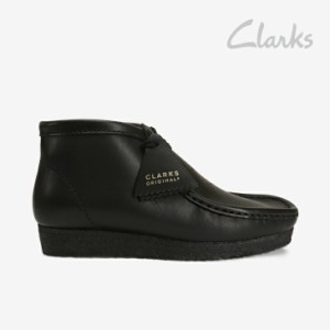 ・CLARKS｜Wallabee Boot/ クラークス/ワラビー ブーツ/ブラックレザー #