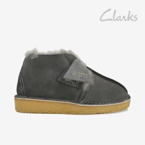 ＊CLARKS｜W Desert Trek Hi Warm Lined/ クラークス/デザート トレック ハイ ウォーム ラインド/グレー #