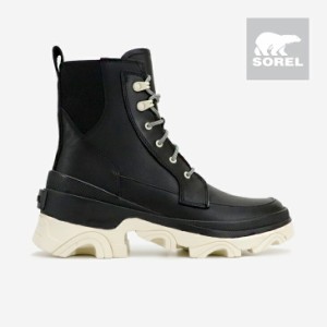 ＊SOREL｜W Brex Boot Lace WP/ ソレル/ブレックス ブーツ レース ウォータープルーフ/ブラックｘチョーク #