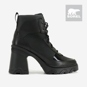 ＊SOREL｜W Brex Heel Lace/ ソレル/ブレックス ヒール レース/ブラックｘブラック #