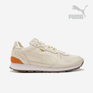 ＊PUMA｜RX 737 PRM/ プーマ/アールエックス プレミアムレザー/ウィスパーホワイトｘオレンジブリ #